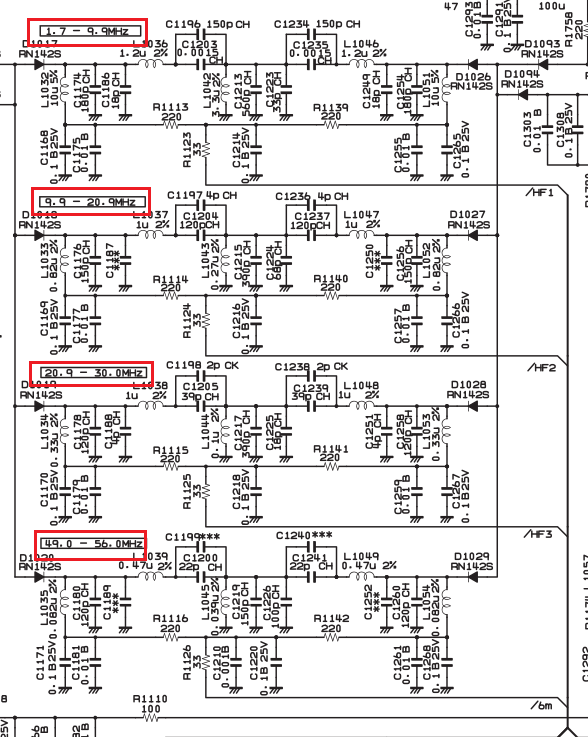 FT-991 / FT-991A HF Band-Pass Filters