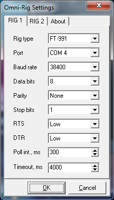 OmniRig setup