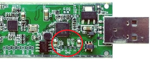 RTL-SDR GPIO Pins